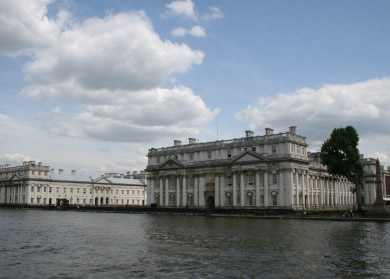 The Old Royal Naval College river frontage